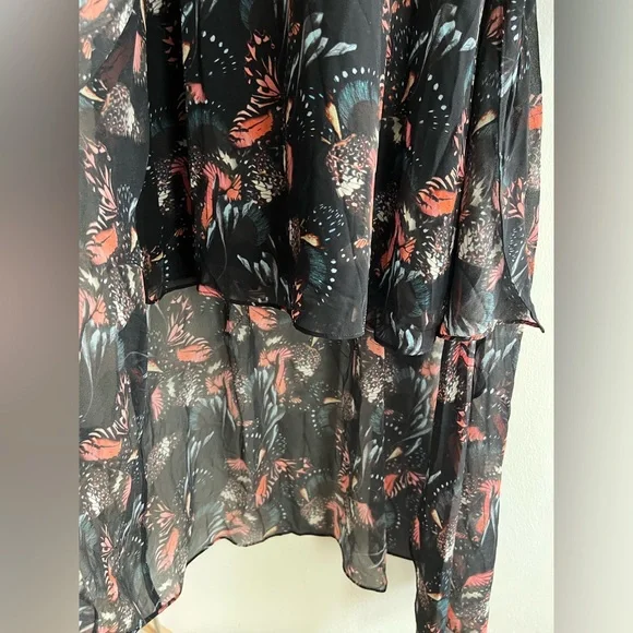 All Saints Valero Flutter Dress 8 - Picture 9 of 12